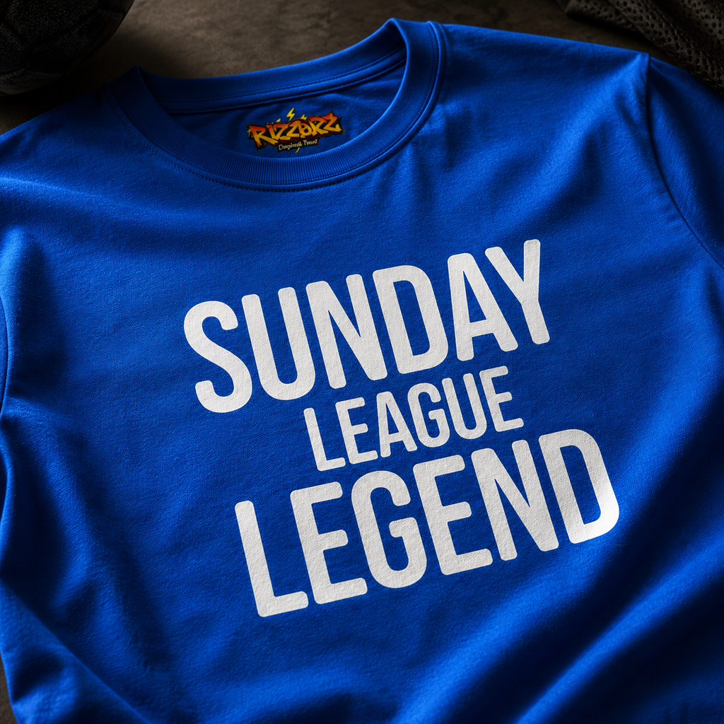Sunday League Legend Shirt | Funny Football T-Shirt | Grassroots Football Tee | Sunday League Gift | Football Fan Shirt | Amateur Football