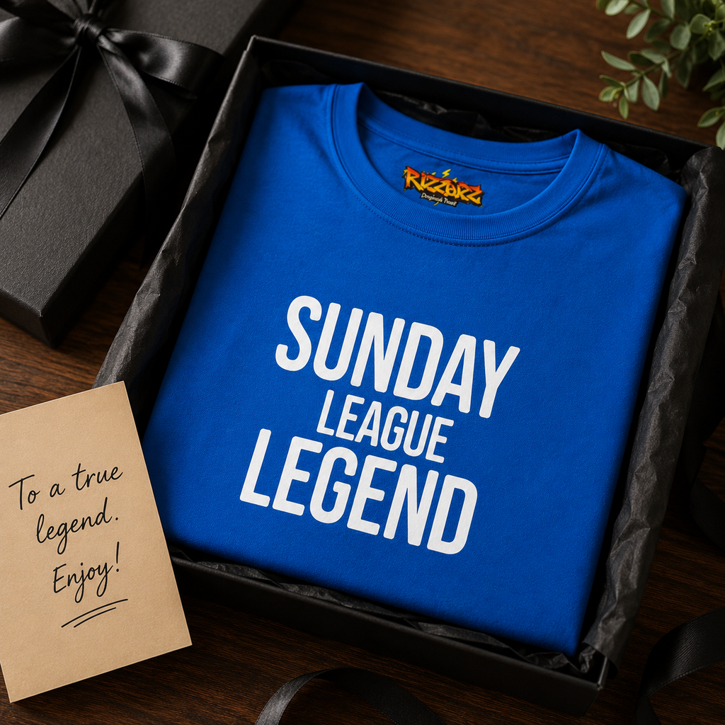 Sunday League Legend Shirt | Funny Football T-Shirt | Grassroots Football Tee | Sunday League Gift | Football Fan Shirt | Amateur Football