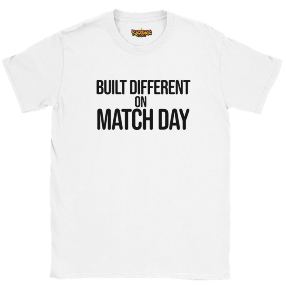 Built Different Football T-Shirt, Funny Football Tee, Sunday League Shirt, Grassroots Football Top, Match Day Shirt, Football Fan Gift