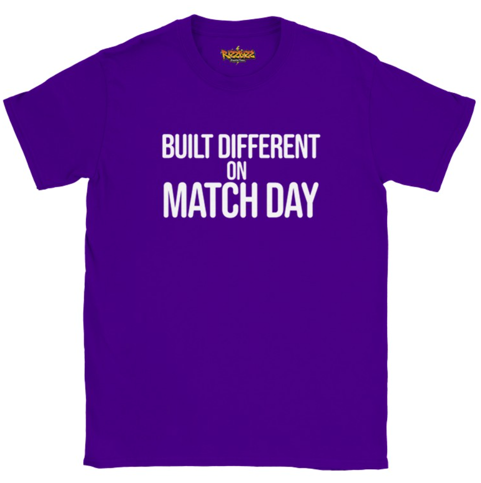 Built Different Football T-Shirt, Funny Football Tee, Sunday League Shirt, Grassroots Football Top, Match Day Shirt, Football Fan Gift
