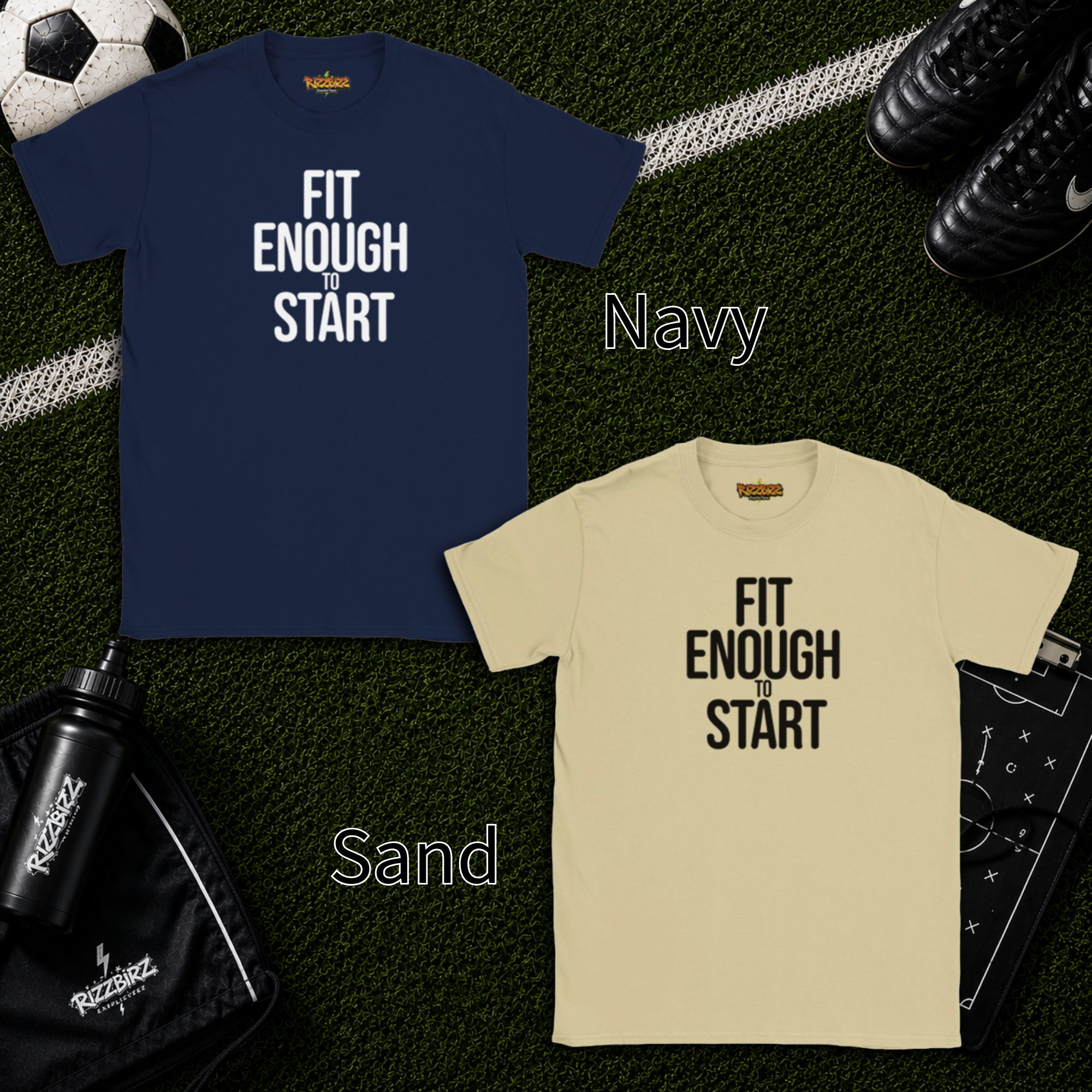 Fit Enough To Start Shirt, Football Motivation Tee, Sunday League T-Shirt, Match Day Top, Grassroots Football Shirt, Soccer Gift