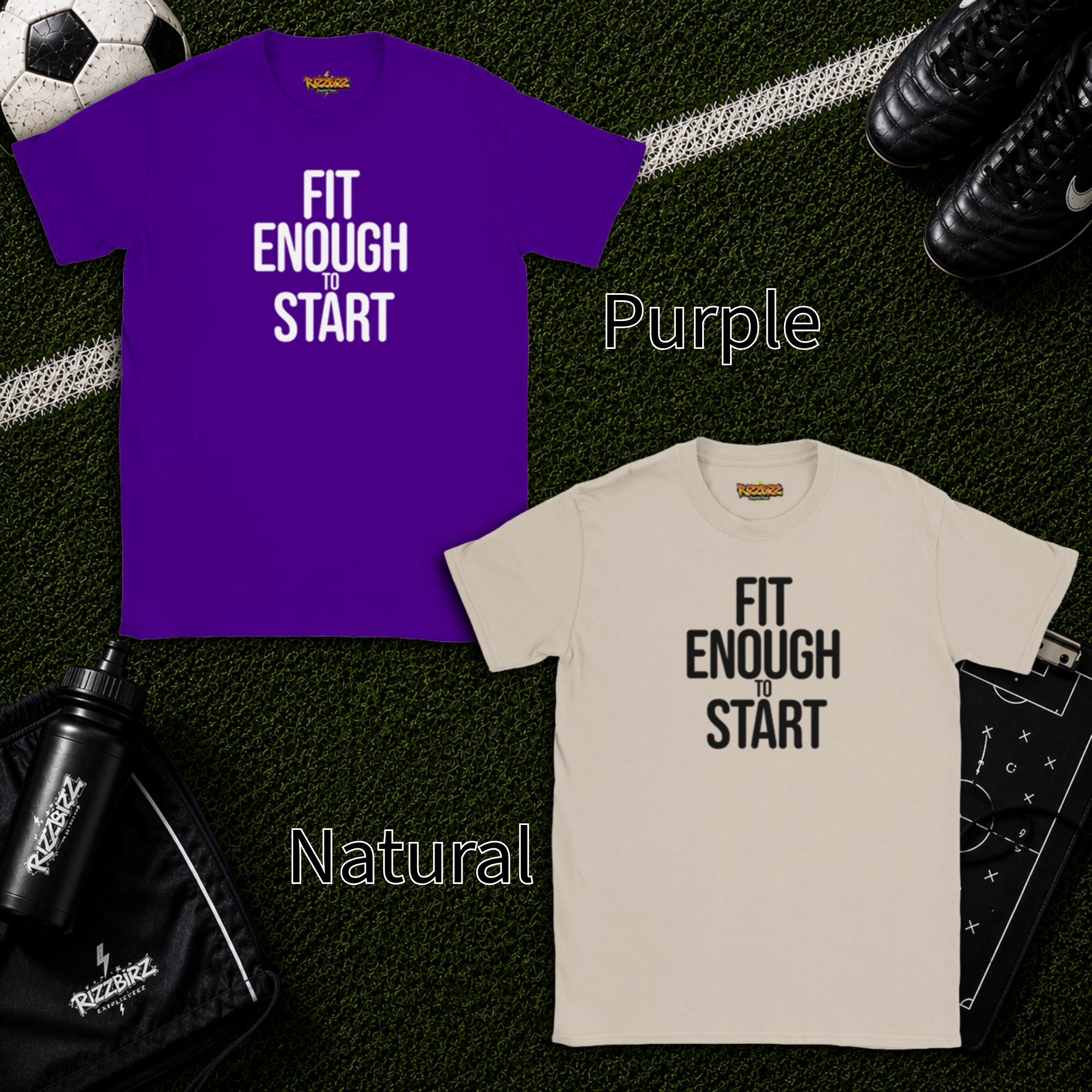 Fit Enough To Start Shirt, Football Motivation Tee, Sunday League T-Shirt, Match Day Top, Grassroots Football Shirt, Soccer Gift