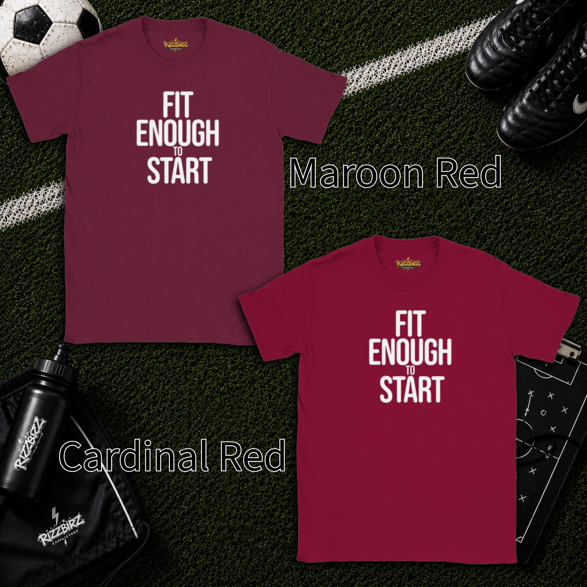 Fit Enough To Start Shirt, Football Motivation Tee, Sunday League T-Shirt, Match Day Top, Grassroots Football Shirt, Soccer Gift