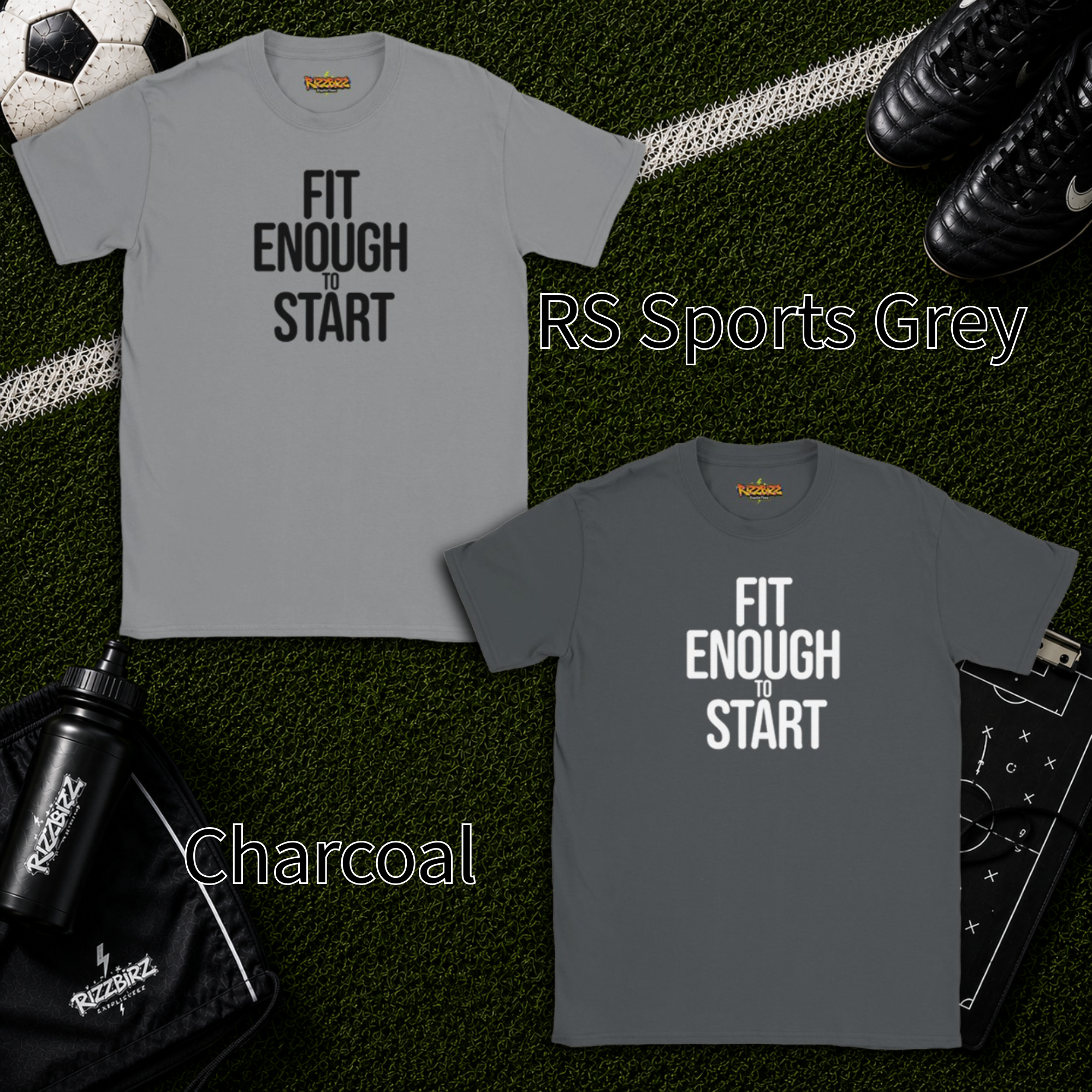 Fit Enough To Start Shirt, Football Motivation Tee, Sunday League T-Shirt, Match Day Top, Grassroots Football Shirt, Soccer Gift