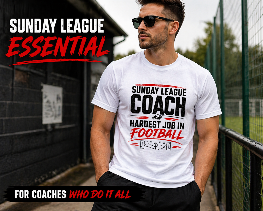Sunday League Coach Shirt, Funny Football Coach Gift, Match Day Banter Tee