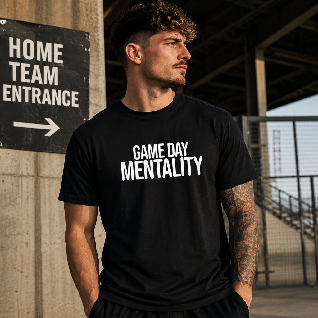 Game Day Mentality Shirt, Football T Shirt, Sunday League Tee, Football Fan Gift, Match Day Shirt, Football Lifestyle Tee, Sportsw