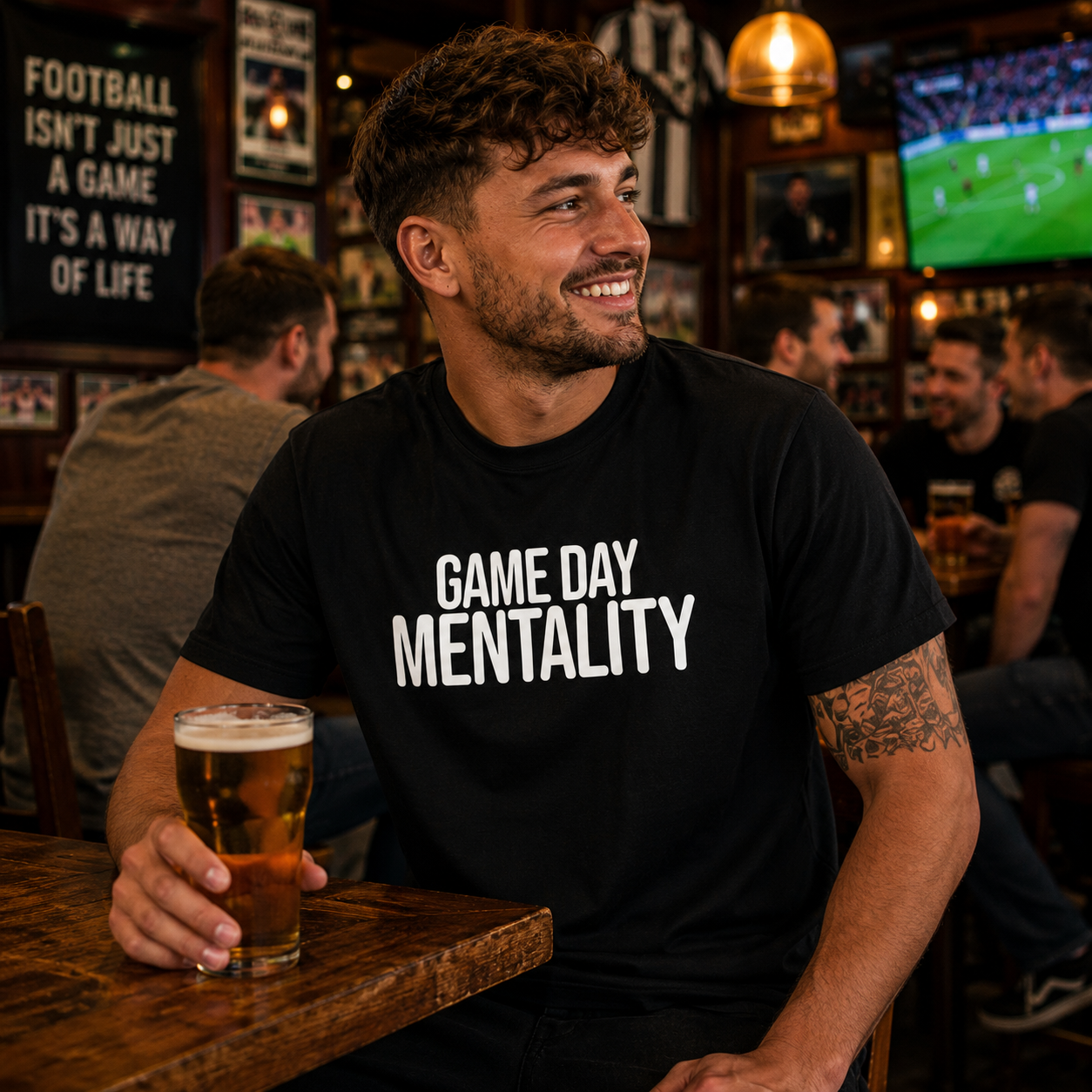 Game Day Mentality Shirt, Football T Shirt, Sunday League Tee, Football Fan Gift, Match Day Shirt, Football Lifestyle Tee, Sportsw