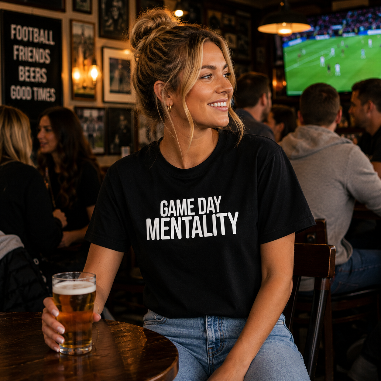 Game Day Mentality Shirt, Football T Shirt, Sunday League Tee, Football Fan Gift, Match Day Shirt, Football Lifestyle Tee, Sportsw