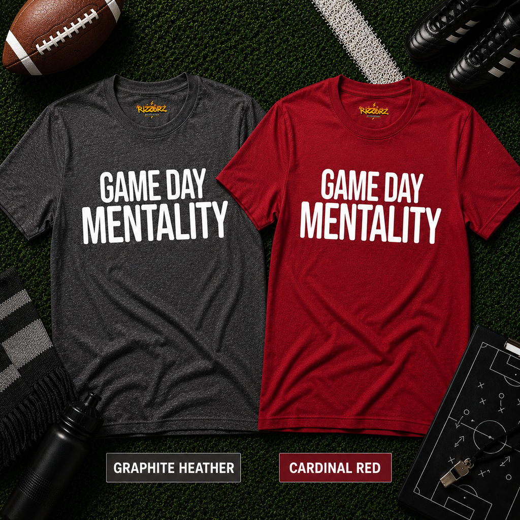 Game Day Mentality Shirt, Football T Shirt, Sunday League Tee, Football Fan Gift, Match Day Shirt, Football Lifestyle Tee, Sportsw