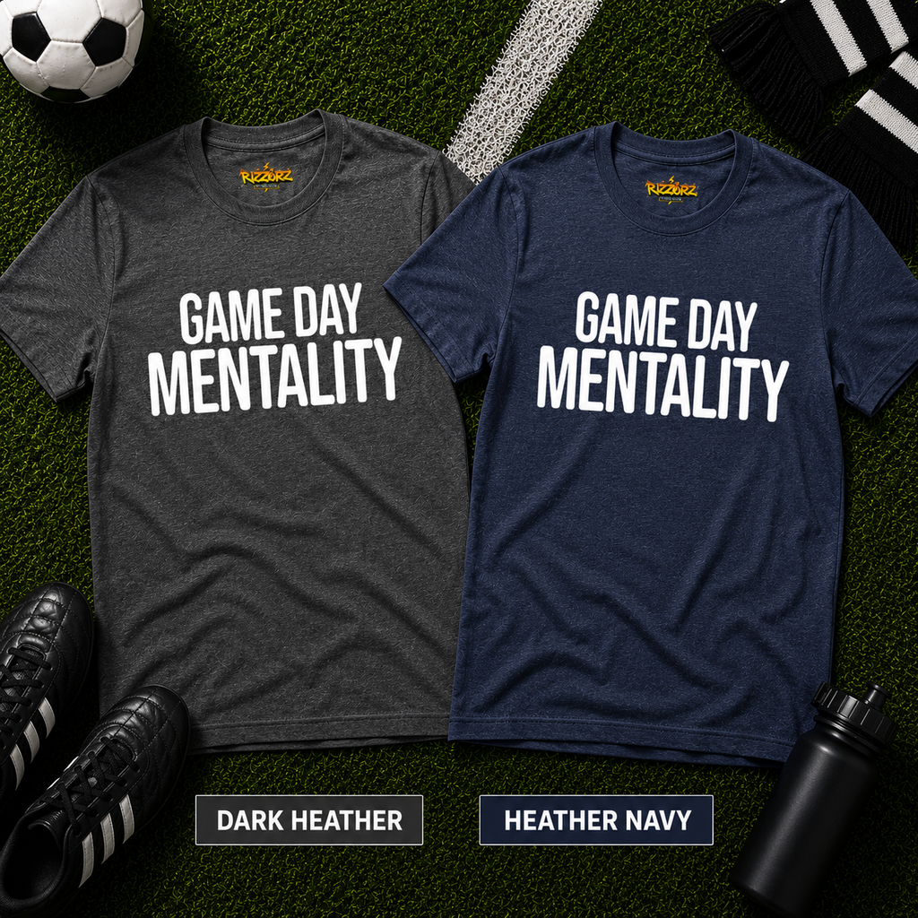 Game Day Mentality Shirt, Football T Shirt, Sunday League Tee, Football Fan Gift, Match Day Shirt, Football Lifestyle Tee, Sportsw