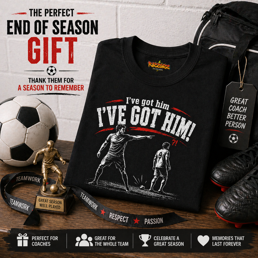 Funny Football Shirt Ive Got Him Tee Football Banter Shirt Football Gift for Him Sunday League Grassroots Football Gift Coach Gift