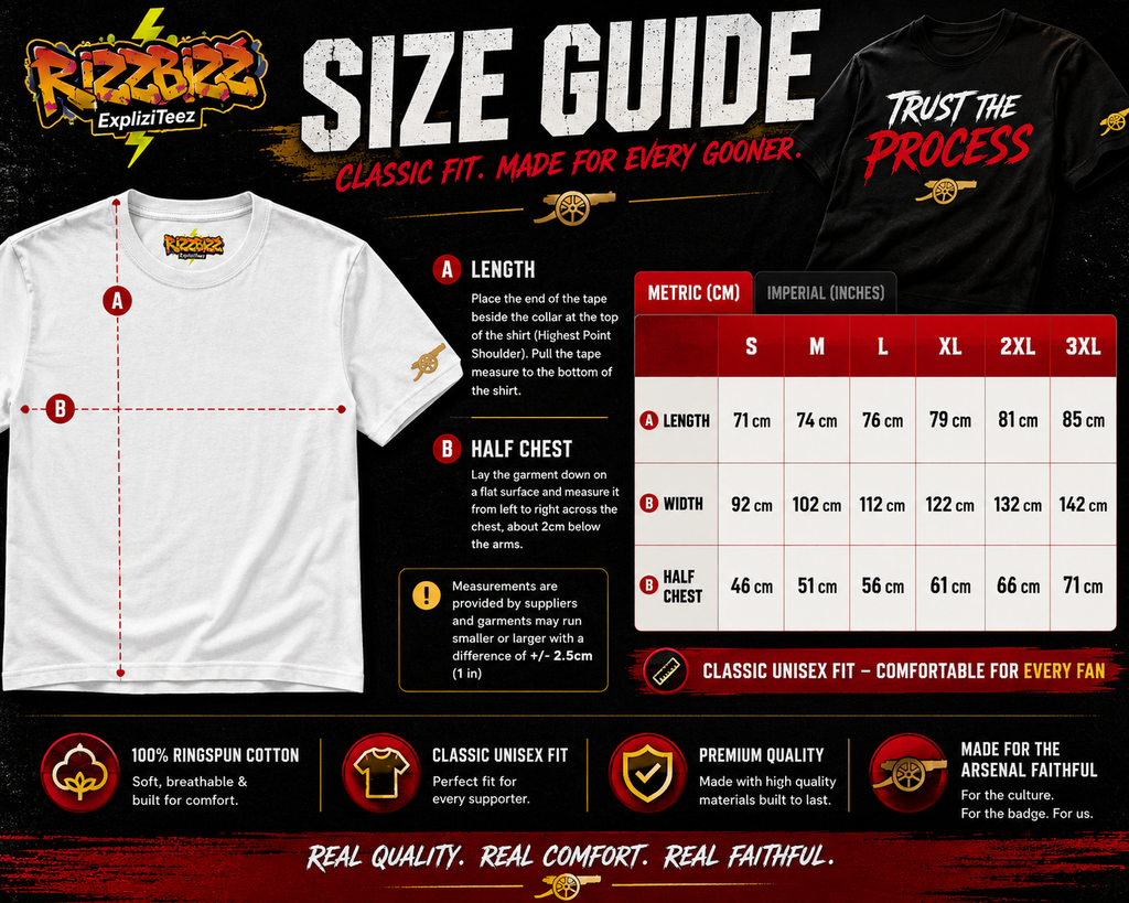 Arsenal Champions 25/26 Shirt, Trust The Process Tee, Arsenal Premier League Winners Shirt, Football Streetwear Tee, Arsenal Fan Gift