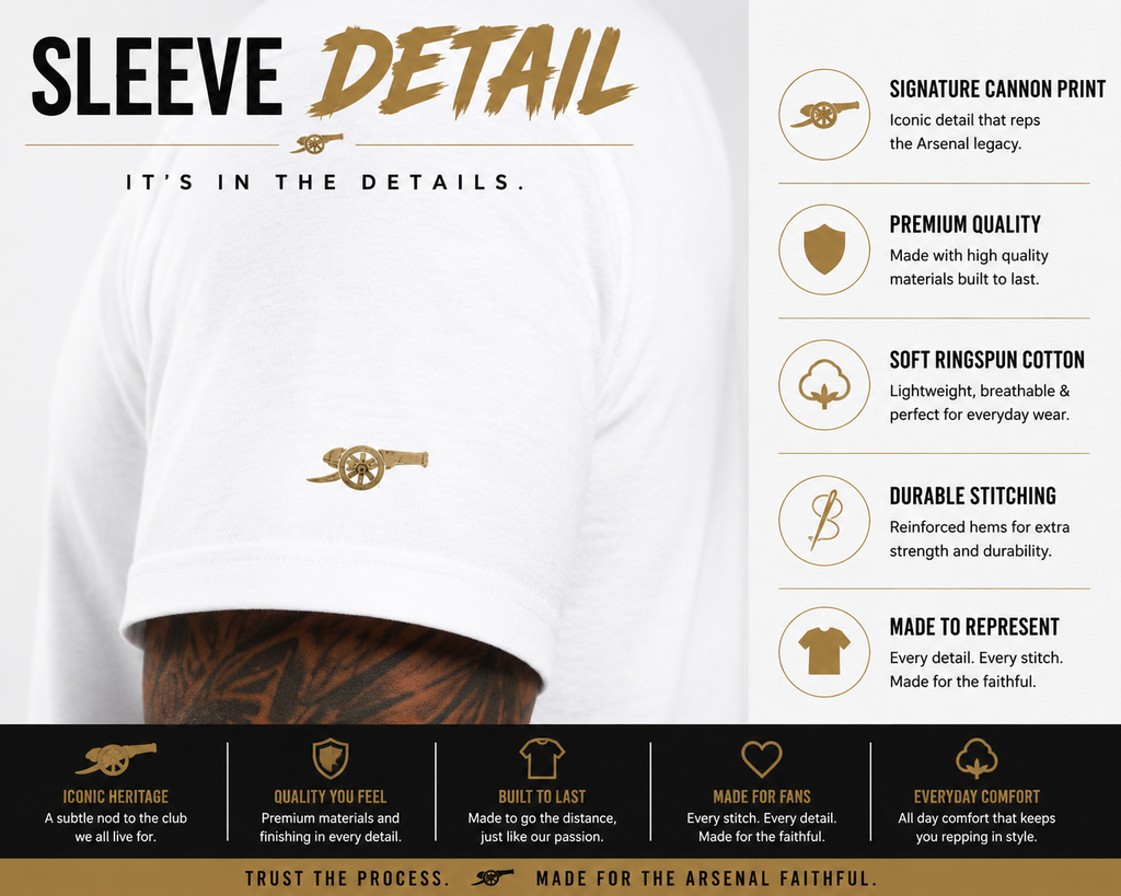 Arsenal Champions 25/26 Shirt, Trust The Process Tee, Arsenal Premier League Winners Shirt, Football Streetwear Tee, Arsenal Fan Gift