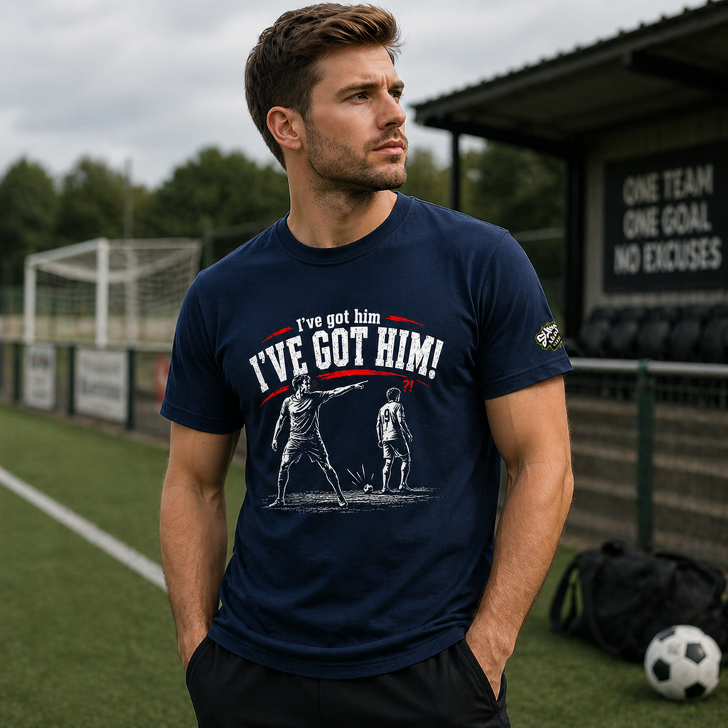 Funny Football Shirt Ive Got Him Tee Football Banter Shirt Football Gift for Him Sunday League Grassroots Football Gift Coach Gift