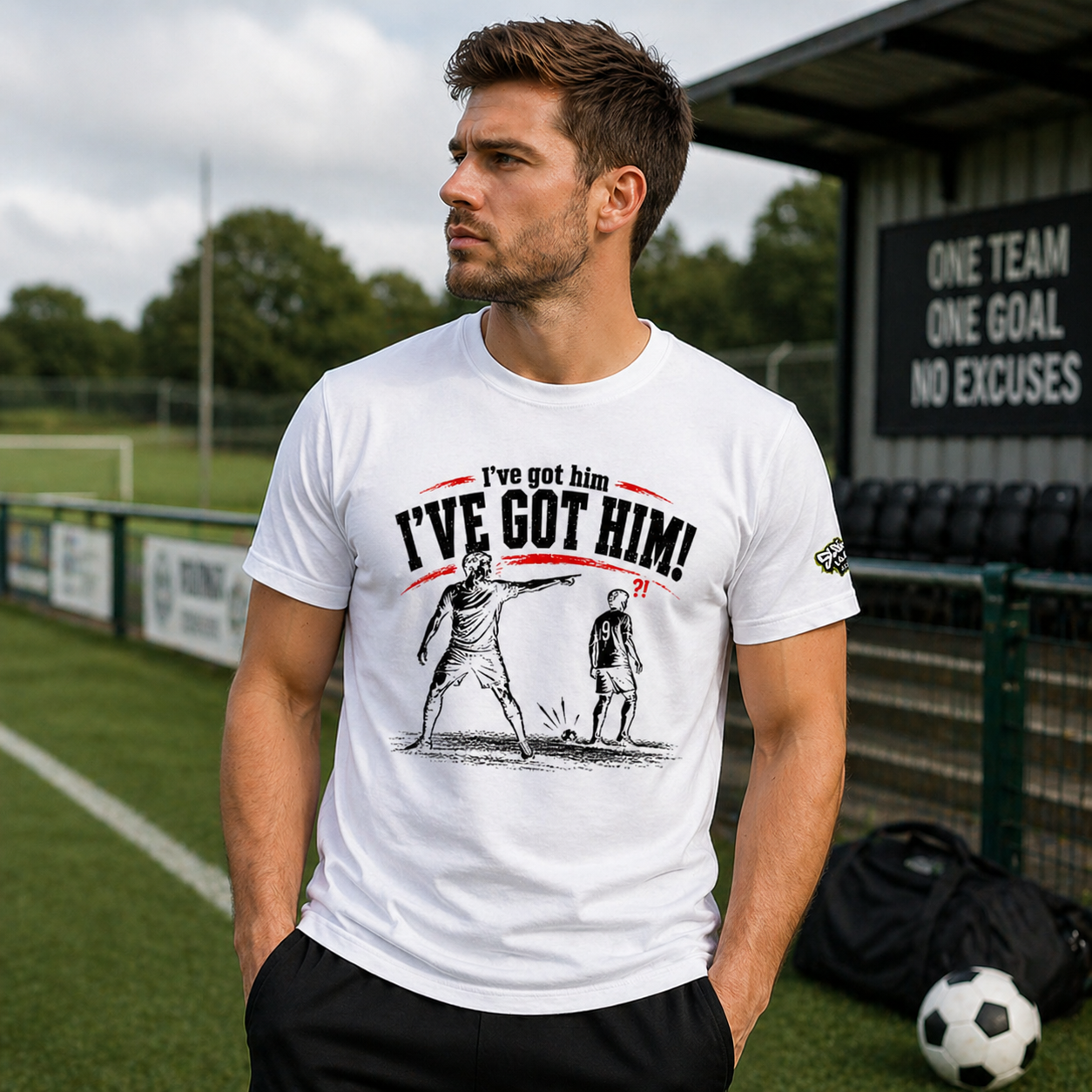 Funny Football Shirt Ive Got Him Tee Football Banter Shirt Football Gift for Him Sunday League Grassroots Football Gift Coach Gift