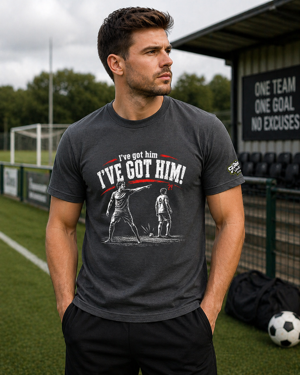 Funny Football Shirt Ive Got Him Tee Football Banter Shirt Football Gift for Him Sunday League Grassroots Football Gift Coach Gift