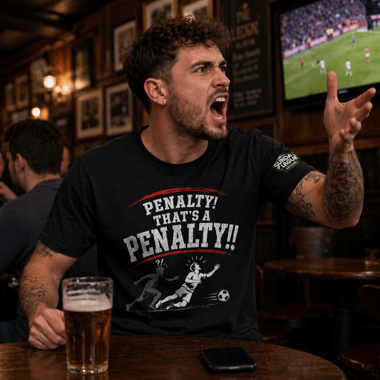 Funny Football Penalty Shirt | “That’s a Penalty!” T-Shirt | Sunday League Tee | Football Banter Gift for Players Fans