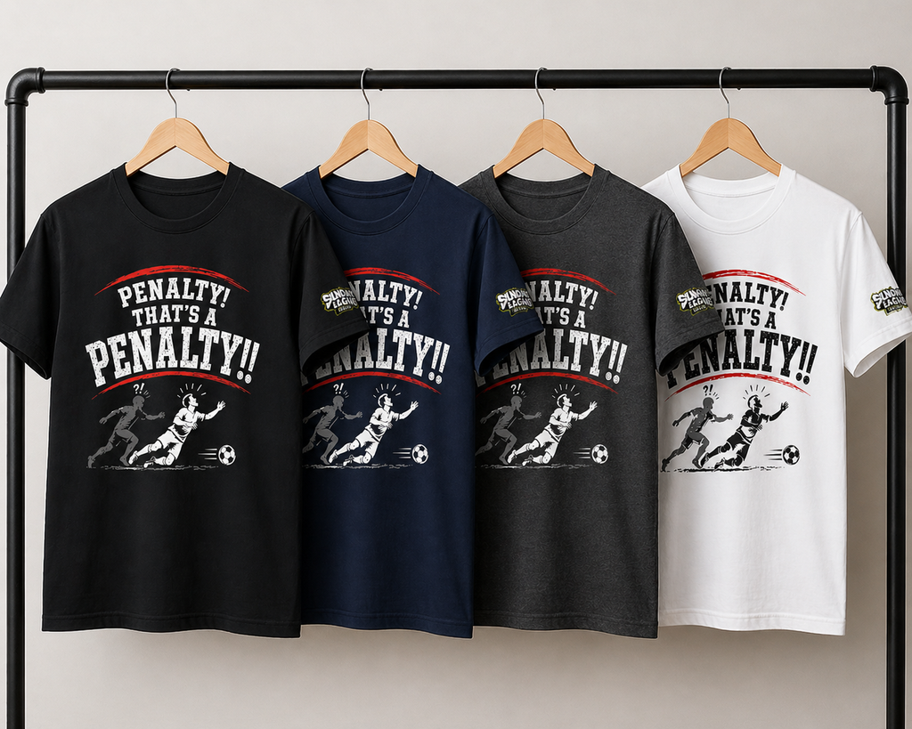 Funny Football Penalty Shirt | “That’s a Penalty!” T-Shirt | Sunday League Tee | Football Banter Gift for Players Fans