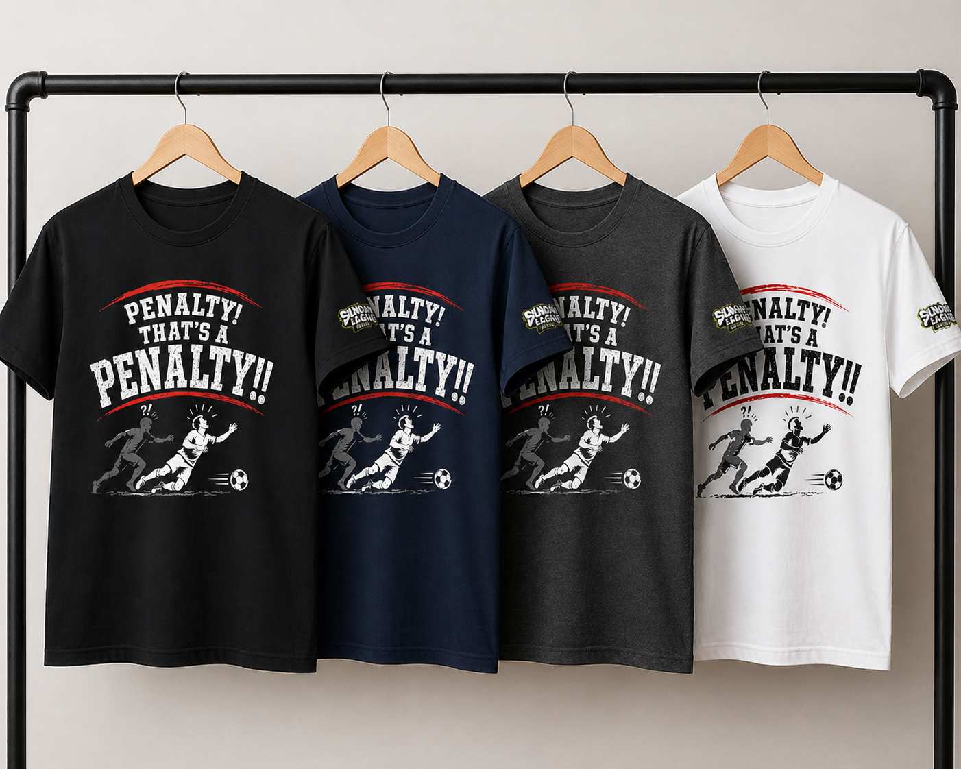 Funny Football Penalty Shirt | “That’s a Penalty!” T-Shirt | Sunday League Tee | Football Banter Gift for Players Fans