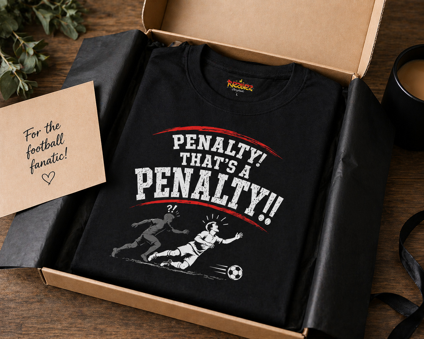 Funny Football Penalty Shirt | “That’s a Penalty!” T-Shirt | Sunday League Tee | Football Banter Gift for Players Fans