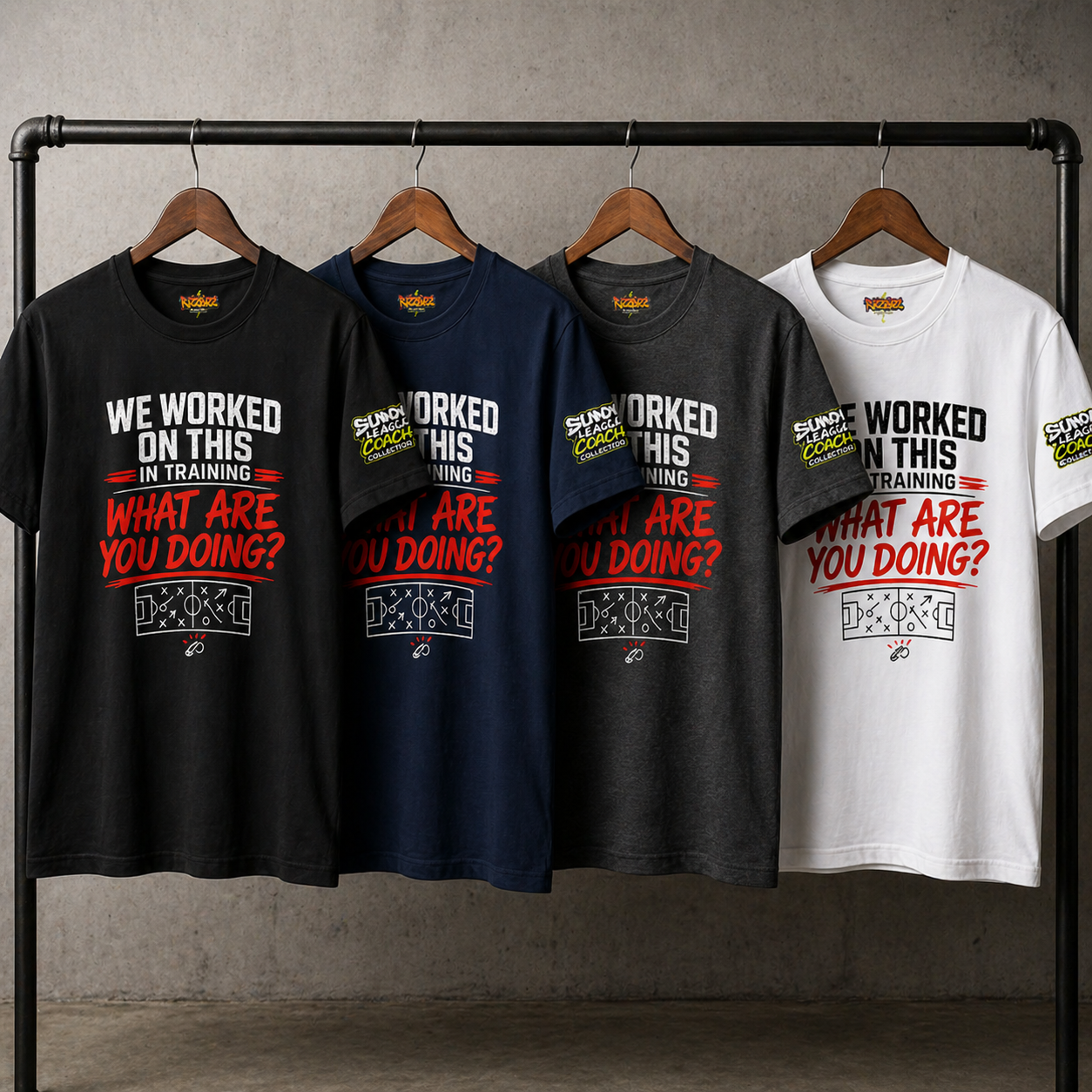 Funny Football Coach T-Shirt | Sunday League Coach Shirt | “We Worked On This In Training What Are You Doing” | Gift For Coach UK